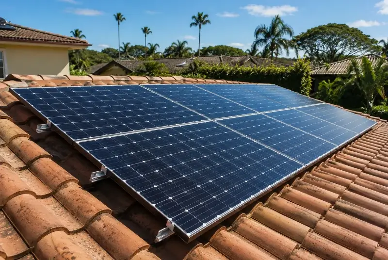 Installation de panneaux solaires à Laveyron